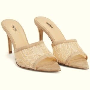 New L’AGENCE Corinne Pointed Toe Mule Heels (Size 38)